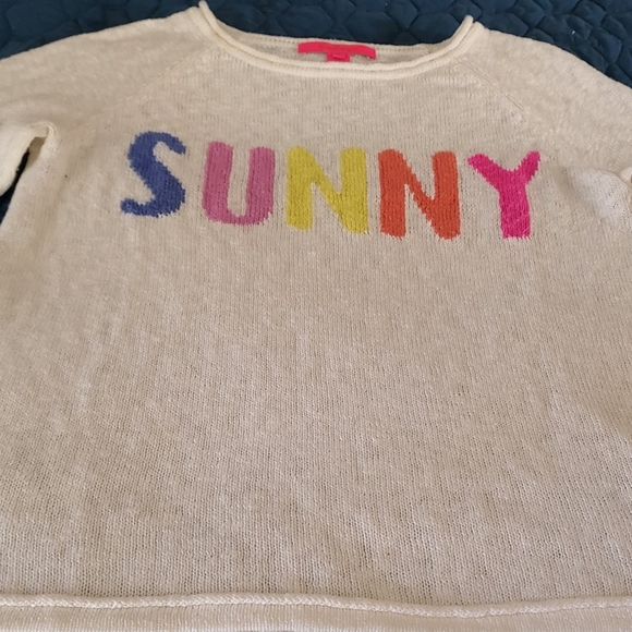 Lilly Pulitzer "SUNNY" Danette Sweater - RETIRED LIGHT SUMMER SWEATER - Picture 3 of 9